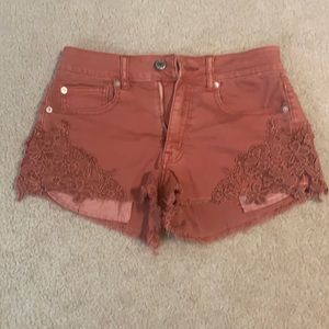 🍹AE stretch denim shorts size 6🌺